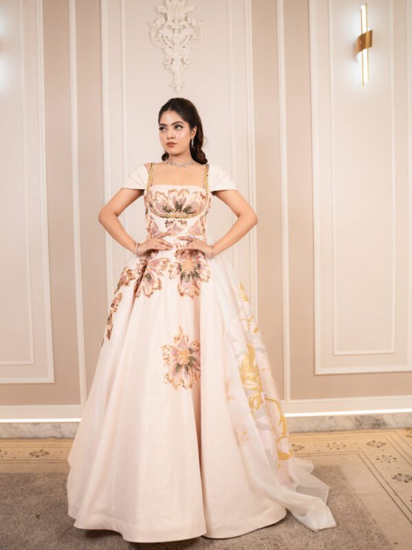 The Blush Empress Sequin & Corset Ballgown
