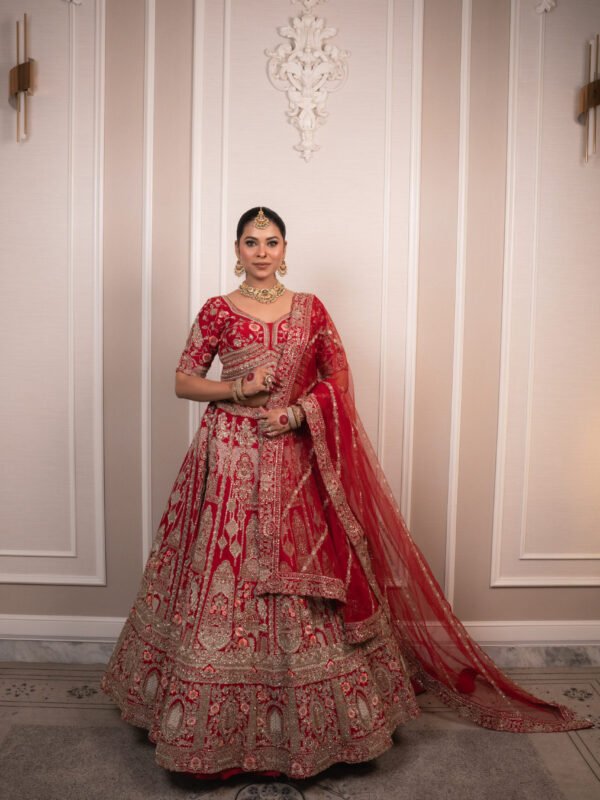 Maroon Bridal Lehenga