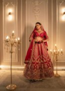 Imperial Sheesh Mahal Floral Lattice Lehenga Set